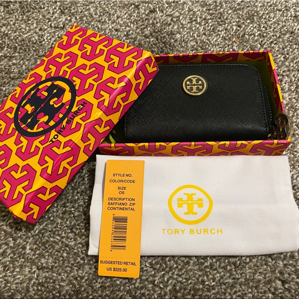 TORY BURCH Coin Purse / Wallet , BLACK
